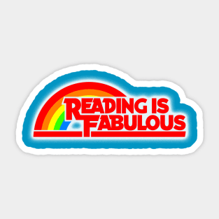 Reading is FABULOUS Sticker